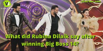 Rubina dilaik is the winner of Biggboss season 14.