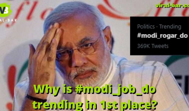 #modi_job_do is trending with 330k+ tweets, why?